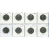 Image 2 : Lot of 8 Canadian 50 Cents. Includes 1968, 1969, 1972, 1974, 1975, 1980, 1981 & 1952 – 2002 Jubilee.