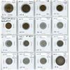 Image 1 : Lot of 16 Newfoundland Coins. Includes 1890 1c, 1920c 1c, 1940 1c, 1941c 1c, 1942 1c, 1943c 1c, 1908