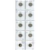 Image 1 : Lot of 10 U.S. Silver Mercury Dimes. Includes 1917, 1928, 1929, 1935, 1936, 1939, 1940, 1942, 1942D 