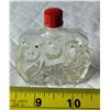 Image 1 : Small hear, see, speak no evil glass cologne bottle - Holland