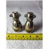 Image 2 : Metal snowman and  stacking snow man salt & pepper shakers
