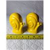 Image 3 : Kissing  monkeys and snail salt & pepper shakers