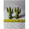 Image 3 : corn cobb and cactus salt  pepper shakers