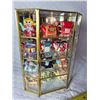 Image 2 : 12 red rose tea ornaments and display case