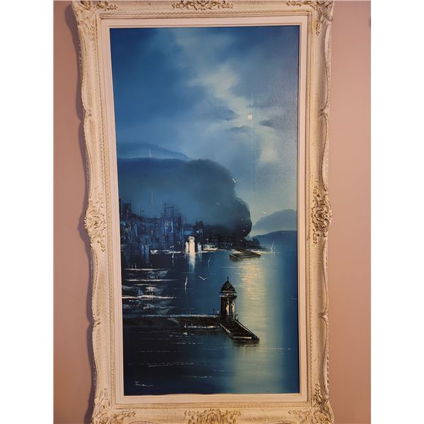 32x56 oil on canvas with beautiful antique frame - Tom Thomson Group of Seven