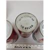 Image 3 : Three vintage quarts of oil - full