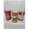 Image 1 : Three vintage quarts of oil - full