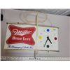 Image 2 : 1957 Miller High Life light up clock - vintage, lights up, clock working