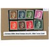 Image 1 : German Hitler Head stamps, set of 8 - Mint, never used
