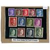 Image 1 : 13 Hitler Head stamps set - used
