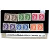 Image 1 : Canadian, Queen Elizabeth 1, 2, 3, 4, 5, 6 cents - Mint and Used