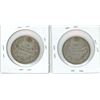 Image 2 : 1916 & 1917 Canadian 50 cent coins - VG8 & VF20
