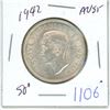 Image 1 : 1942 Canadian 50 cent coin - AU55