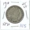 Image 1 : 1910 US Half dollar coin