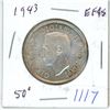 Image 1 : 1943 Canadian 50 cent coin - EF45