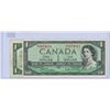 Image 2 : Set of 2, 1954 Canadian 1 dollar bills, Beattie & Rasminsky - prefixes D/Y