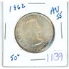 Image 1 : 1962 Canadian 50 cent coin - AU55