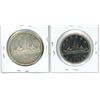 Image 2 : 1968 Canadian nickel dollar - MS62 & 1960 Canadian silver dollar