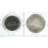 Image 2 : 1965 Canadian silver dollar & 1968 Canadian nickel dollar