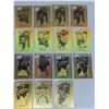 Image 2 : 2.4oz assorted gold etchings Upperdeck hockey trading cards