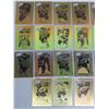 Image 3 : 2.4oz assorted gold etchings Upperdeck hockey trading cards