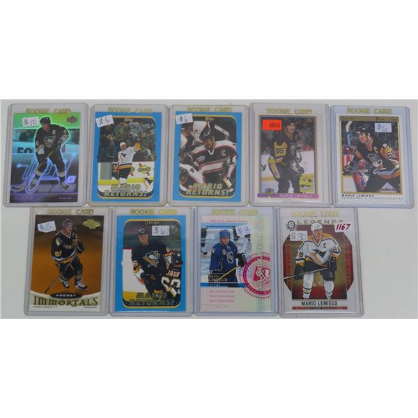 9x Mario Lemieux - Rookie Card, UpperDeck Hockey cards