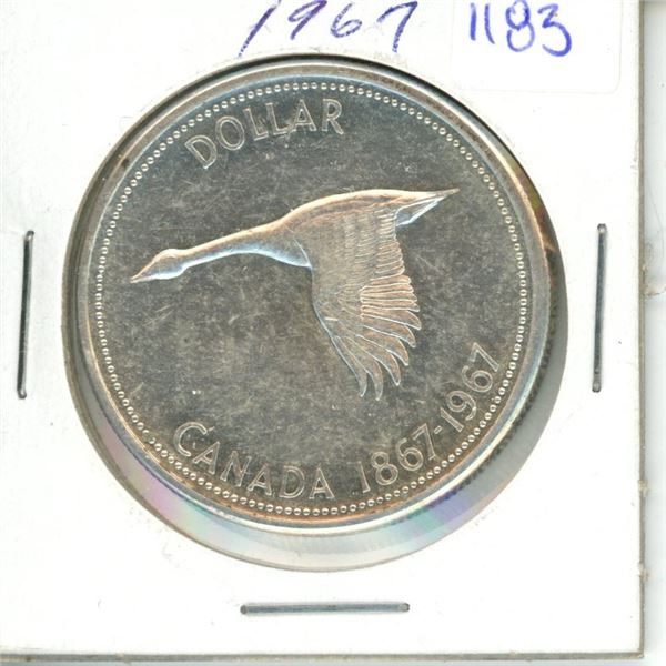 1967 Canadian Silver Dollar