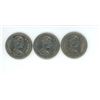 Image 2 : 3 1981 Canadian 50 Cent Coins