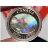 Image 4 : 2006Canadian Forces - Snowbird stamp and coin set - 99.99% Fine silver, Holographic lenticular 5 dol