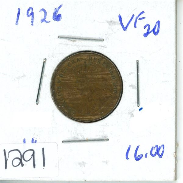 1926 Canada 1¢ one cent