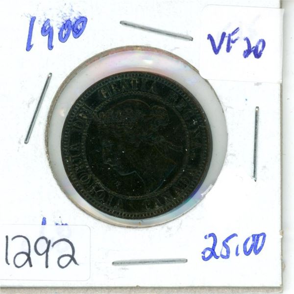 1900 Canada large penny