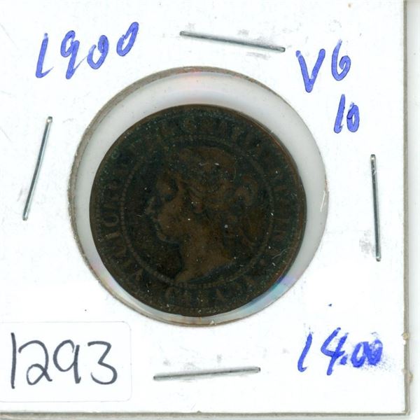 1900 Canada large penny