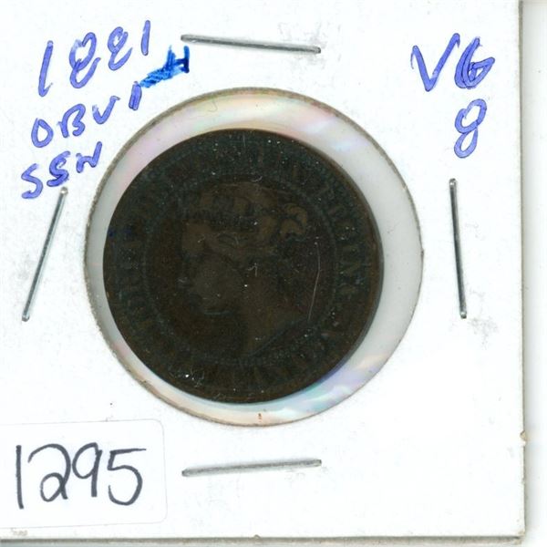 1881 Canada large penny