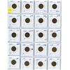 Image 1 : Sheet of 20 Canadian 1¢ one cent, see year in description and grades in 3rd photo