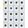 Image 1 : Sheet of 20 Canadian 1¢ one cent, see year in description and grades in 3rd photo