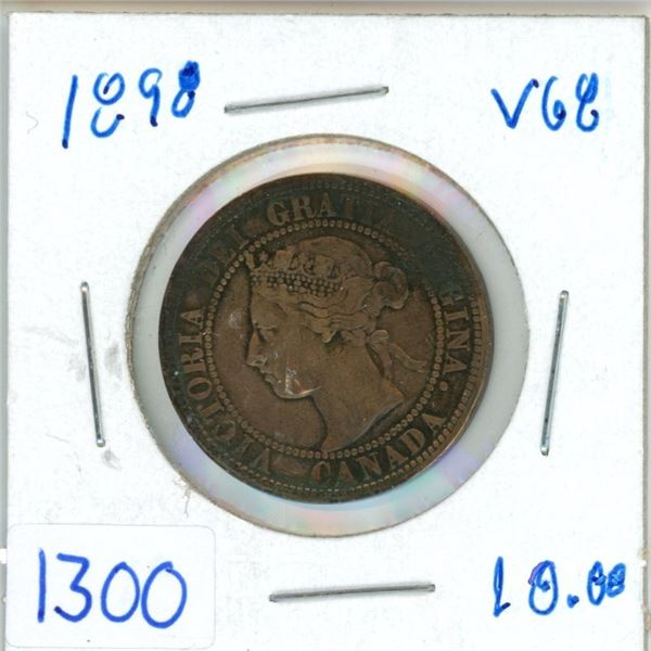 1898 Canada one cent VG8