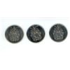Image 1 : 3 1952-2002 Commemorative Canadian 50 Cent Coins