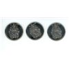 Image 1 : 3 1952-2002 Commemorative Canadian 50 Cent Coins