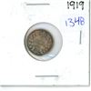 Image 1 : 1919 Canadian Small 5 Cent Coin - 92.5% Silver, 7.5% Copper