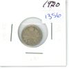 Image 1 : 1920 Canadian Small 5 Cent Coin - 80% Silver, 20% Copper