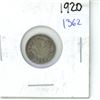 Image 1 : 1920 Canadian Small 5 Cent Coin - 80% Silver, 20% Copper