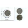 Image 2 : One 1927 and Two 1930 Canadian 5 Cent Coins
