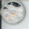 Image 2 : Gold Rush Alaskan Mining Prospecting Coin - 1 Troy Ounce .999 Silver Round with Gold Nugget