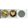Image 2 : 3 Commemorative Tokens - Winston Churchhill, John F. Kennedy and Mayan Calendar