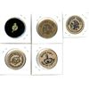 Image 2 : 5 Alaska Tokens - Wooden Nickels, Poker Chip