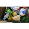 Image 3 : Assorted Cleaning Supplies, Towels, Brushes, Sprays