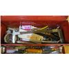 Image 2 : Metal tool Box with Assorted Tools