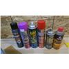 Image 2 : Assorted Aerosols, Lubricant, Rust Check, Bug killer, Etc.