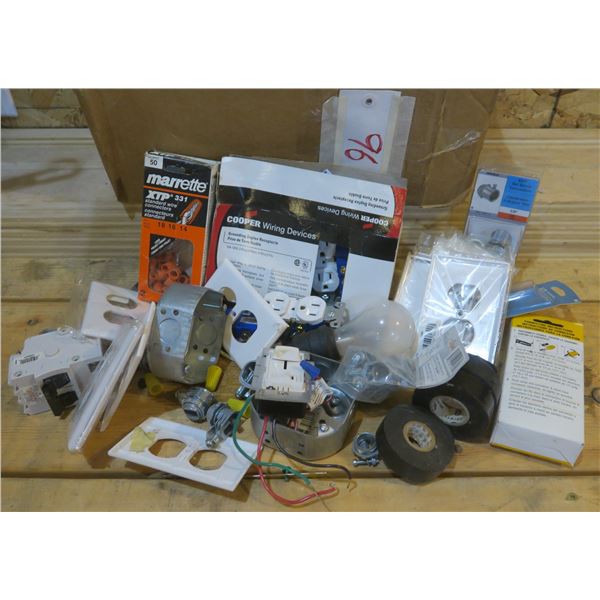Assorted Electrical - Plugs, Switches, Connectors, etc.