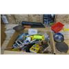 Image 1 : Assorted Tools - Grease Gun, Saw Blade, Magnet Tray, Speaker, Drill bit, Etc.